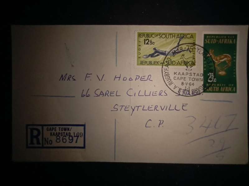 FDC Cape Town R No. 8697 (AK-107A)