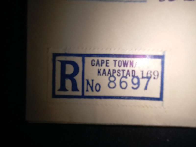 FDC Cape Town R No. 8697 (AK-107A)