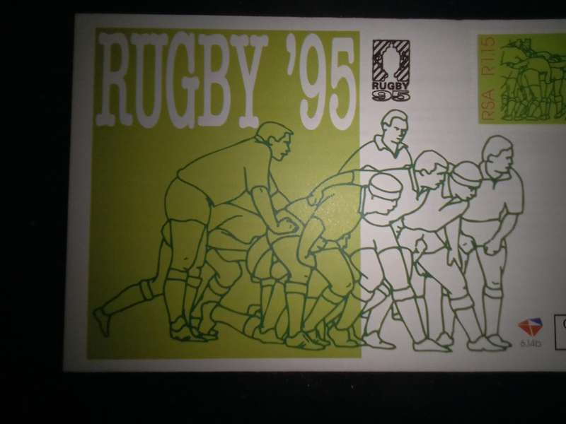 FDC Rugby '95 Large Stamp Newlands (AK-111A)