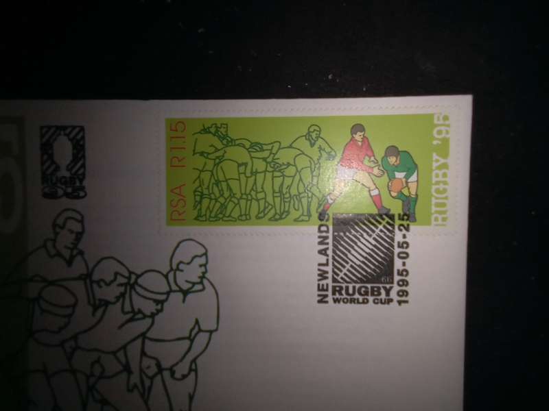 FDC Rugby '95 Large Stamp Newlands (AK-111A)