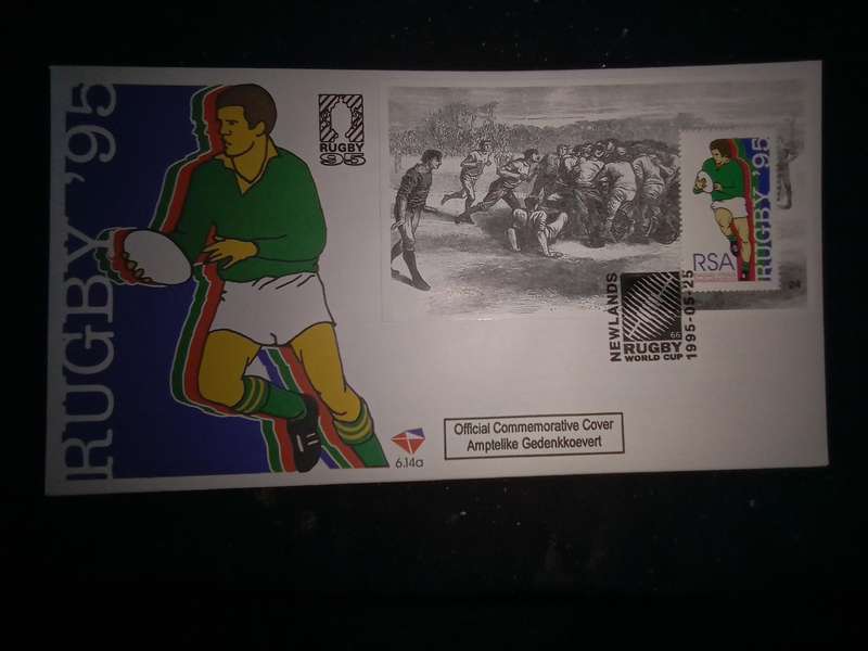 FDC Rugby '95 Official Commemorative Cover (AK-113A)