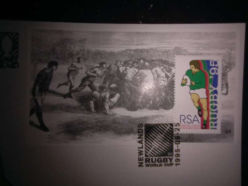 FDC Rugby '95 Official Commemorative Cover (AK-113A)