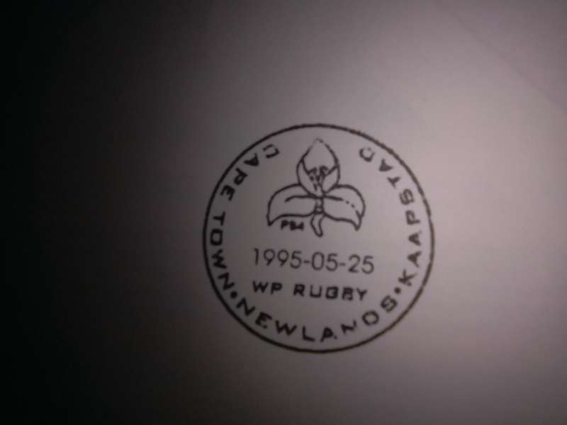 FDC Rugby '95 Official Commemorative Cover (AK-113A)