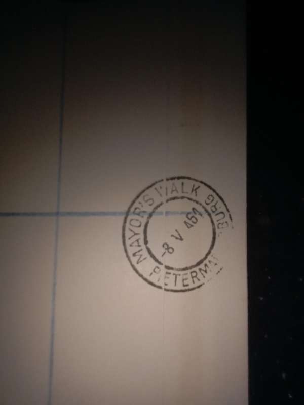 FDC 75 Years Pietermaritzburg Mayor's Walk (AK-101A)