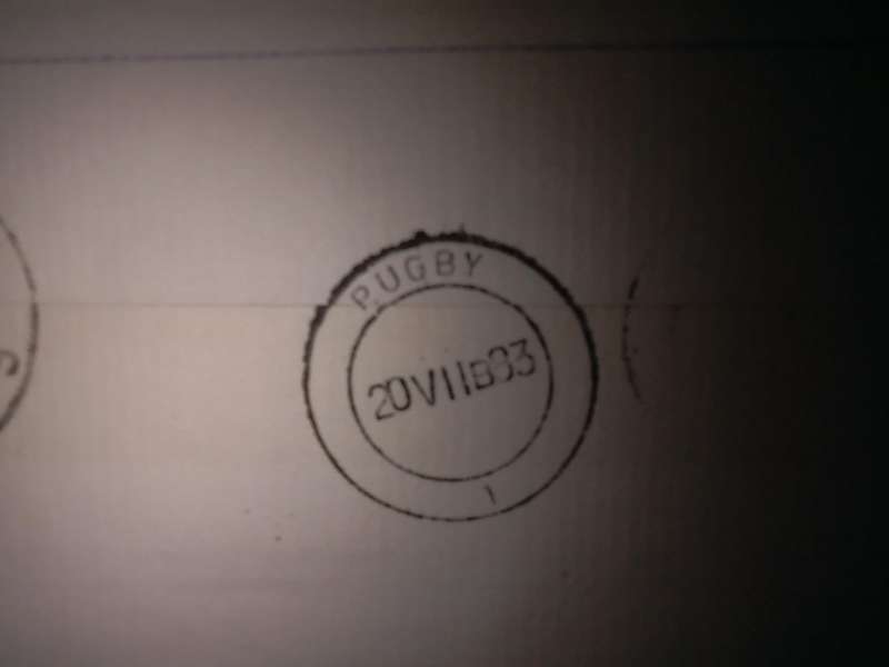 FDC WP Rugby Centenary R. No. 3193 Set of 2 (AK-124B)
