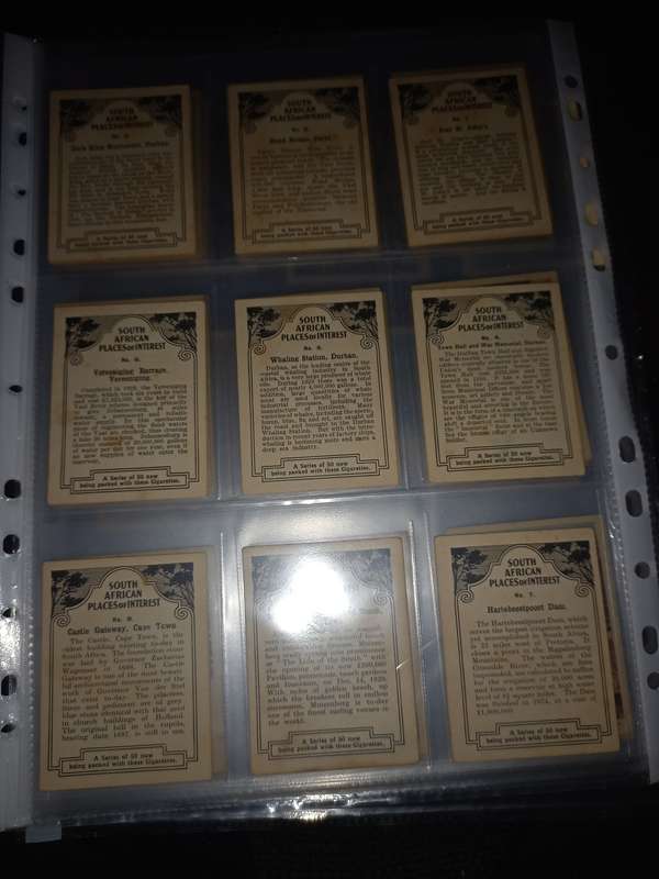 SA Places of interest Cigarette Cards (SG-101A)