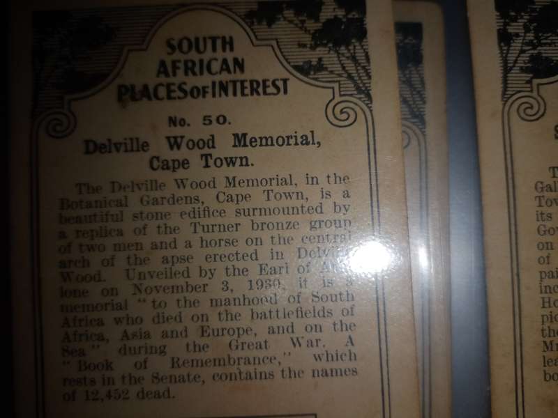 SA Places of interest Cigarette Cards (SG-101A)