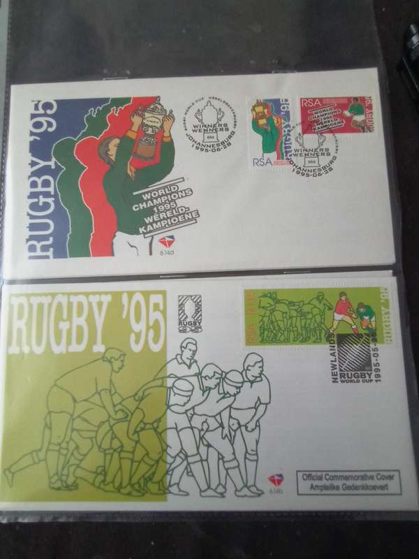 FDC Sa Rugby (set of 4) (SG-116A)