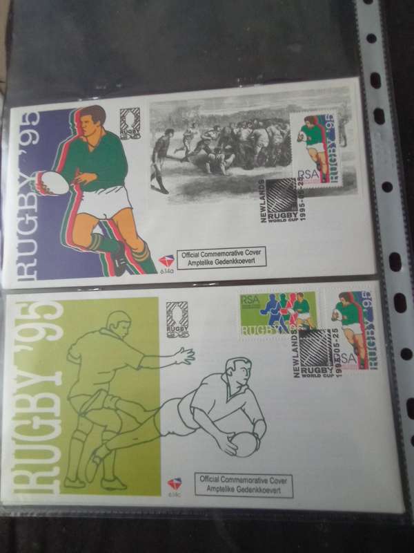FDC Sa Rugby (set of 4) (SG-116A)
