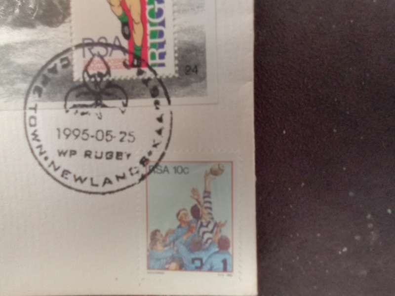 FDC Rugby WP Centenary 1995 World Cup Stamps (AK-119B)