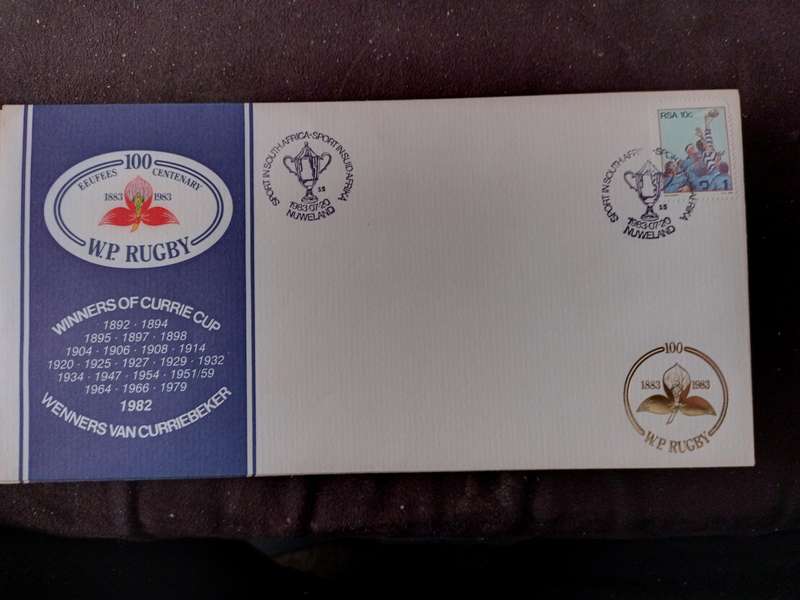FDC Rugby WPRU Centenary 1983 (AK-131C)