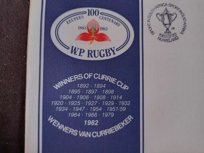 FDC Rugby WPRU Centenary 1983 (AK-131C)