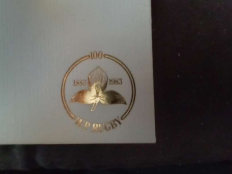 FDC Rugby WPRU Centenary 1983 (AK-131C)