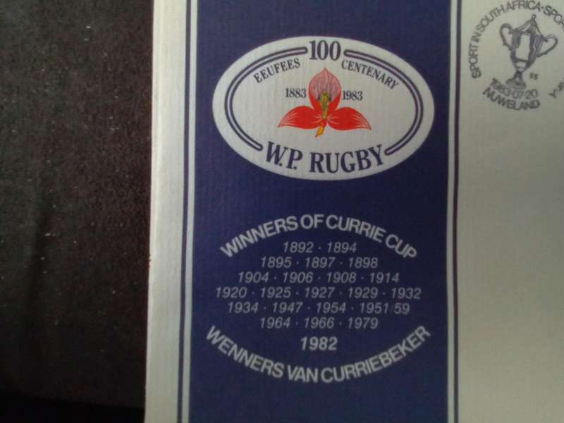 FDC Rugby WPRU Centenary 1983  (AK-135C)