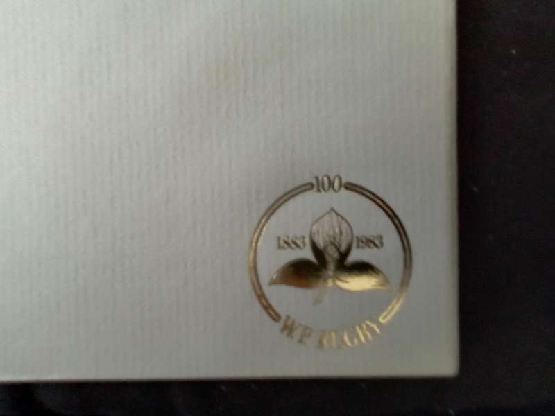 FDC Rugby WPRU Centenary 1983  (AK-135C)