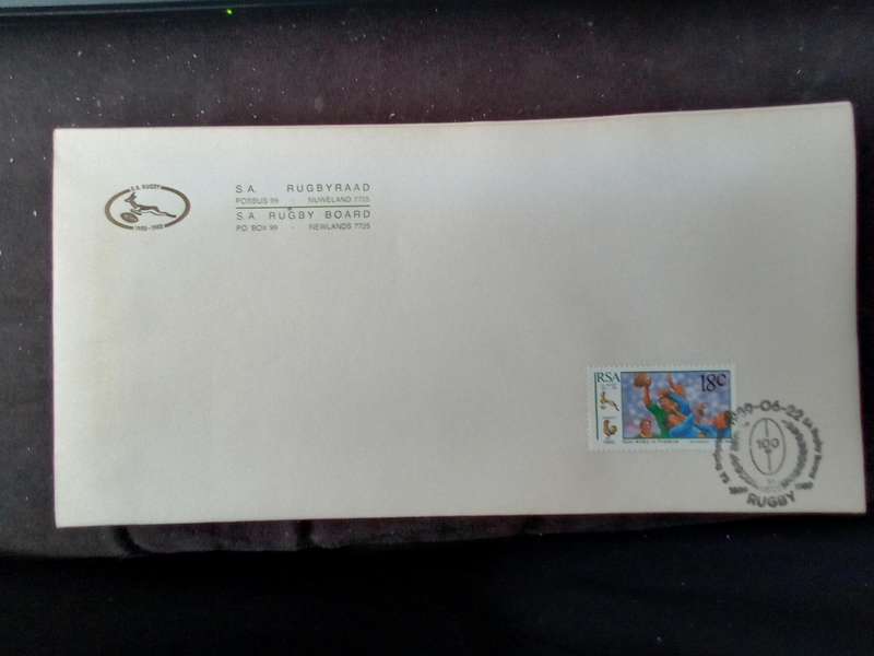 FDC Rugby SARU 1995 (AK-137C)