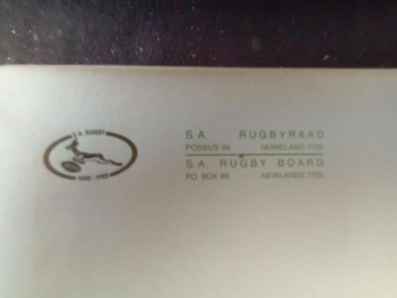 FDC Rugby SARU 1995 (AK-137C)