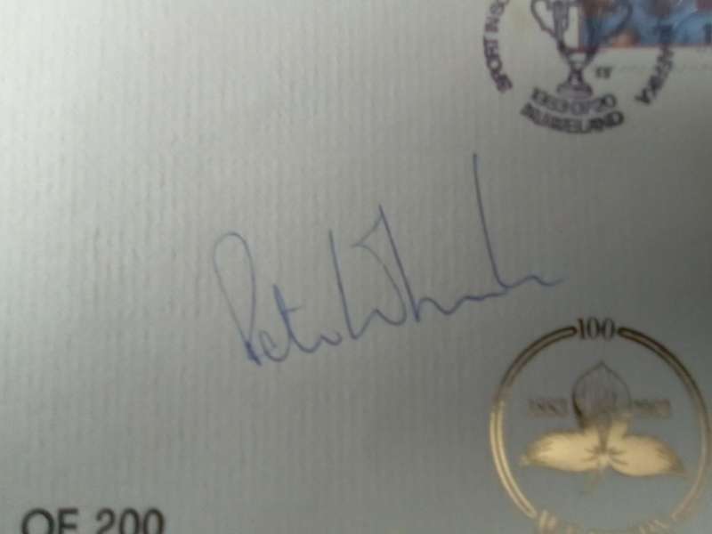 FDC Rugby WPRU Centenary (Peter Wheeler) (AK-144C)