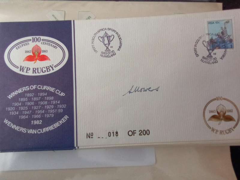 FDC Rugby WPRU Centenary (Shiela Nowbers) (AK-140C)