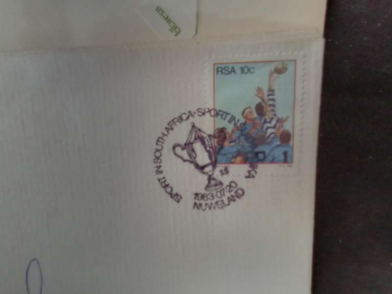 FDC Rugby WPRU Centenary (Morne du Plessis) (AK-142C)