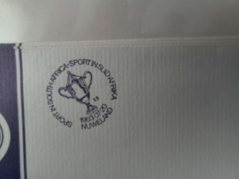 FDC Rugby WPRU Centenary (Peter Wheeler) (AK-144C)