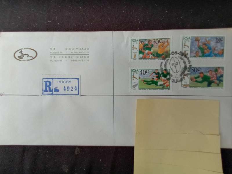 FDC Rugby SARU 1989 (AK-147D)