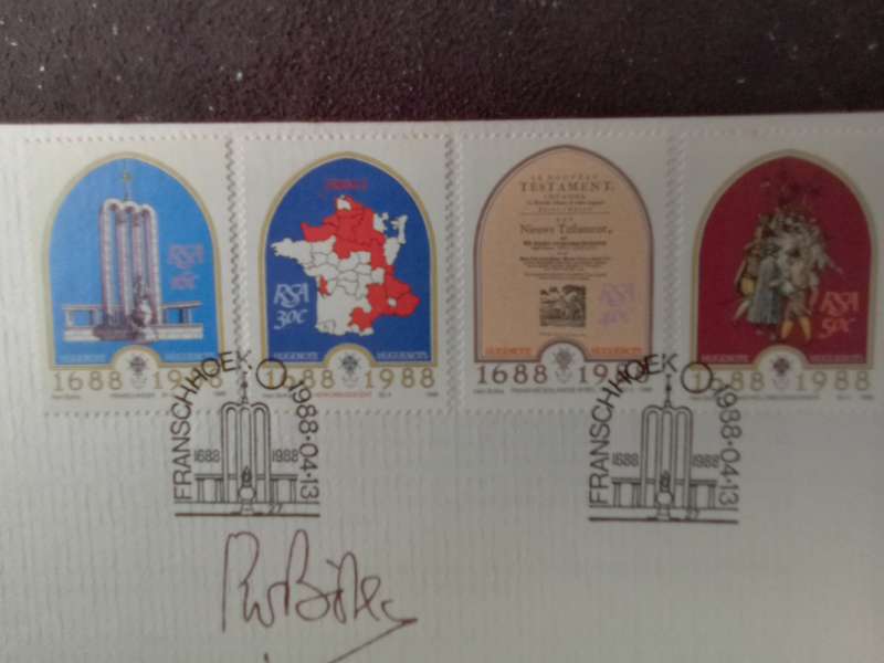 FDC The French Huguenots (AK-156D)