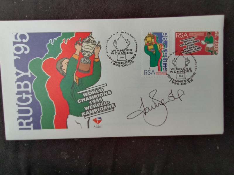 FDC Rugby World Cup '95 (Joel Stransky) (AK-158D)