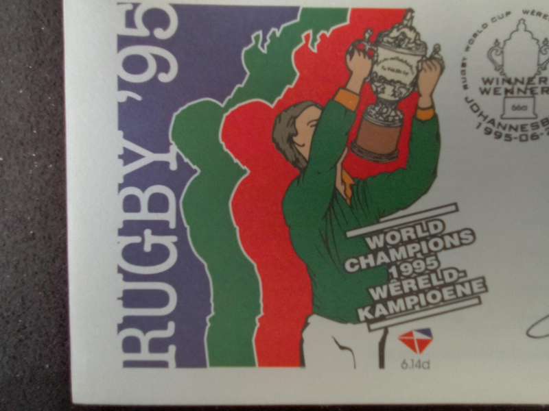 FDC Rugby World Cup '95 (Joel Stransky) (AK-158D)