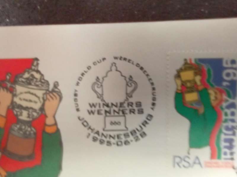 FDC Rugby World Cup '95 (Joel Stransky) (AK-158D)