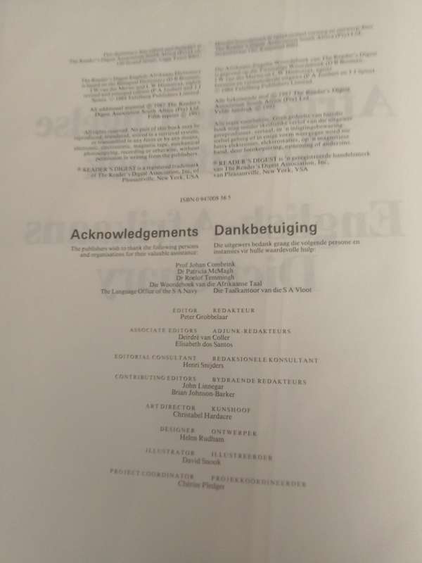 Afrikaans-Engelse Woordeboek (EWS-139C)