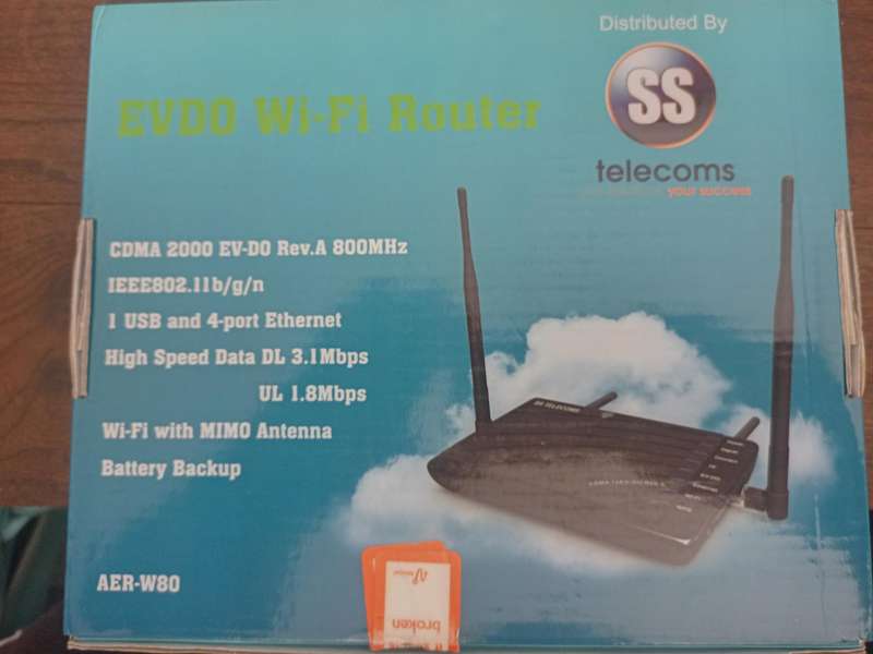 EVDO Wi-Fi Router (TPS-210H)