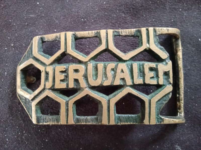 Jerusalem Belt Buckle (TPS-118B)