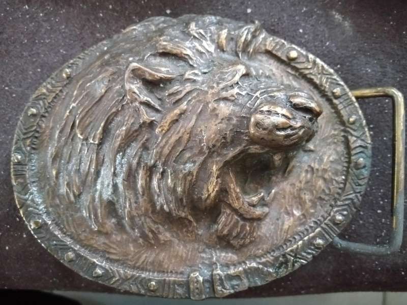 Lion Belt Buckle (TPS-103A)