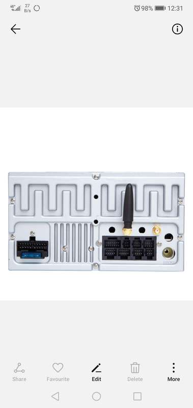 Toyota Hilux/Fortuner Android radio with GPS and rear view camera