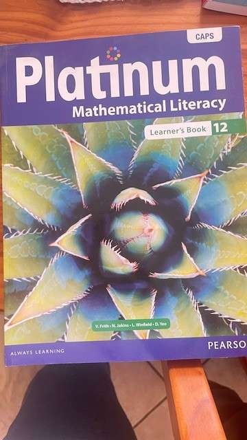 Grade 12 - Platinum Mathematical Literacy Learners book