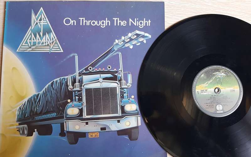Def Leppard on through the Night Vintage Vinyl LP 