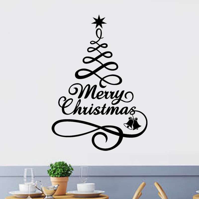 Christmas Tree Window & Wall Sticker Home Decoration