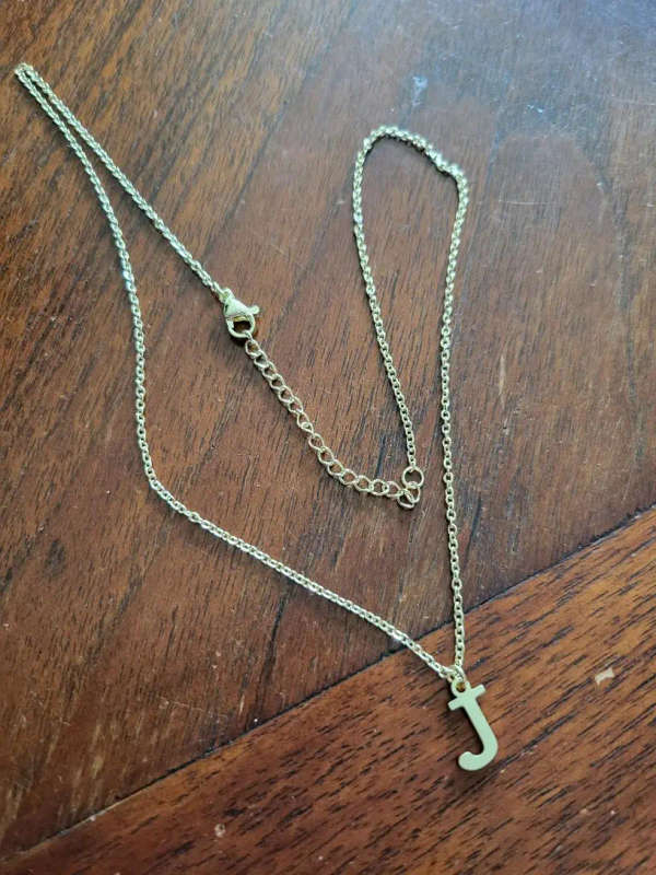 Pendant Name Chain K / O / T / E / Z / S / M