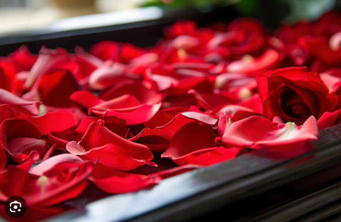 Rose Petals for Funerals / Parties / Romance (500 Pieces)