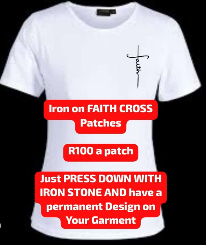 Faith CROSS IRON ON Print