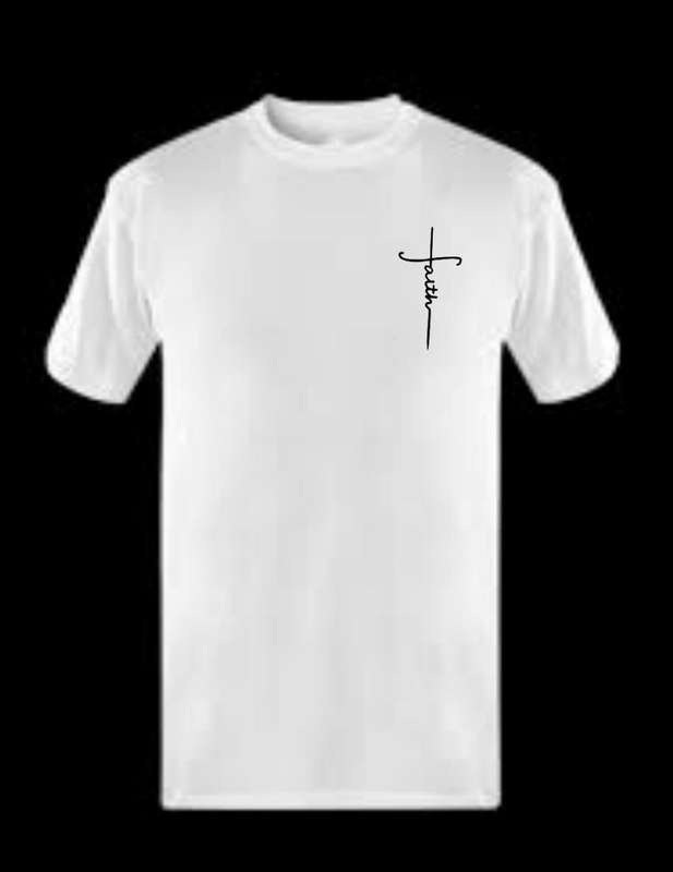 Faith CROSS IRON ON Print
