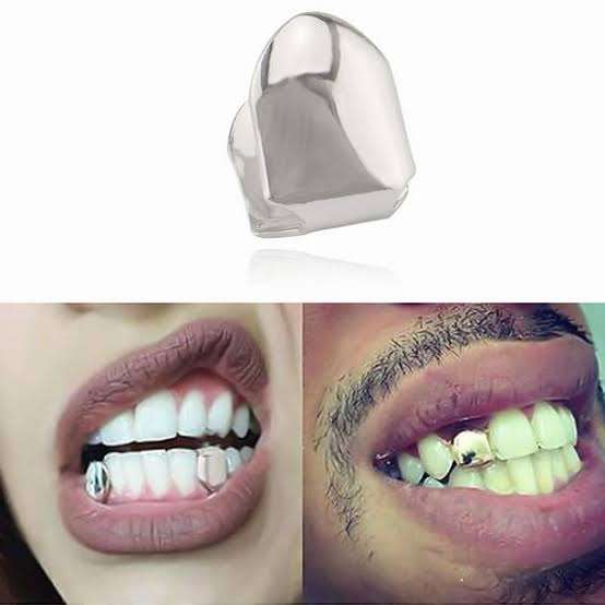 Tooth Caps Removable SILVER PLATED CAPS