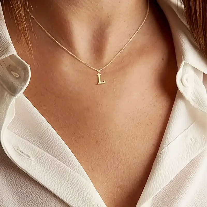 Pendant Name Chain K / O / T / E / Z / S / M