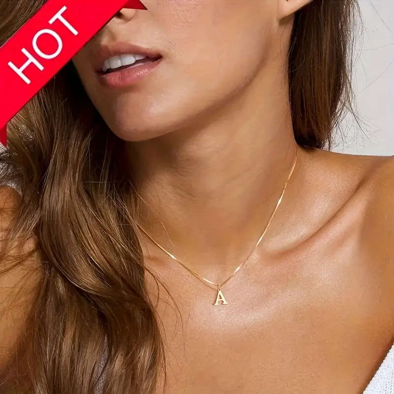 Pendant Name Chain K / O / T / E / Z / S / M