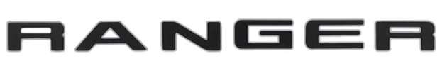Tailgate Sticker Compatible with Ford Ranger Solid Black