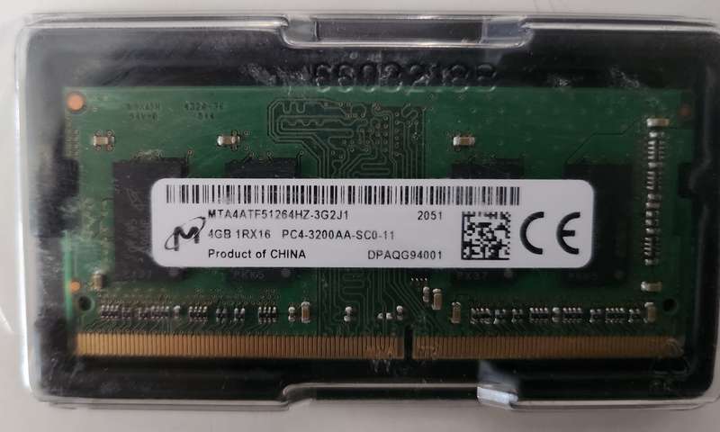 Micron 4GB DDR4 3200Mhz Laptop RAM
