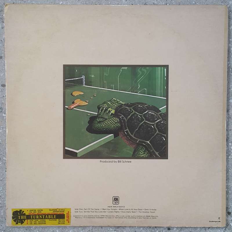 PABLO CRUISE - PART OF THE GAME Vinyl LP Album Stereo South Africa 1979