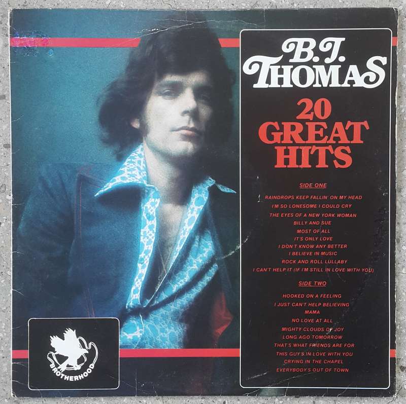 B.J. THOMAS - 20 GREAT HITS Vinyl, LP, Compilation Country: South Africa Released: 1981