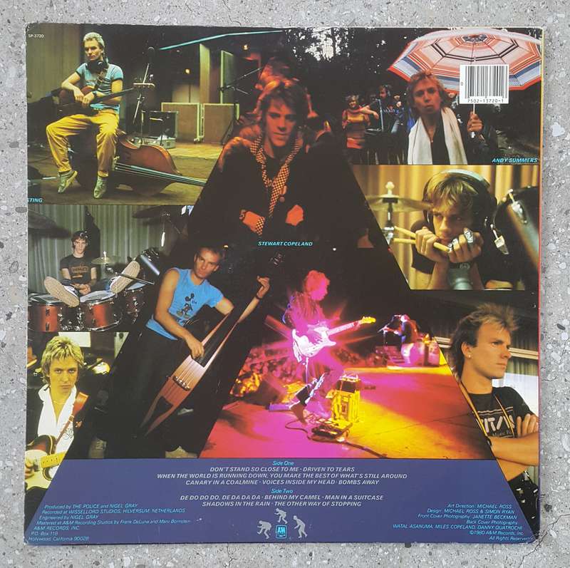 THE POLICE - ZENYATTA MONDATTA Vinyl, LP, Album, Reissue, Stereo, Country:  US 1981
